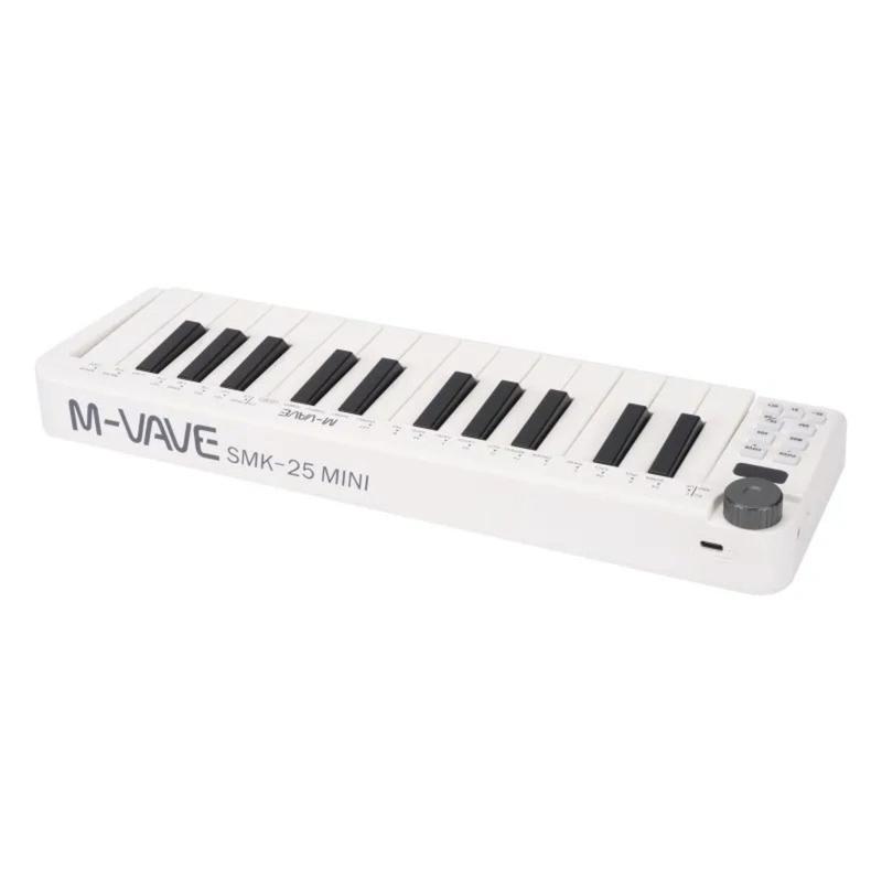 Mini Teclado M-Vave SMK25 Mini Controlador Midi 25 Teclas